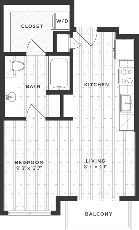 EA-1 ALT studio plan